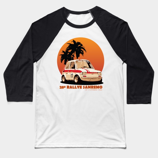 Polski Fiat 126 p Baseball T-Shirt by Helepictor Rugby